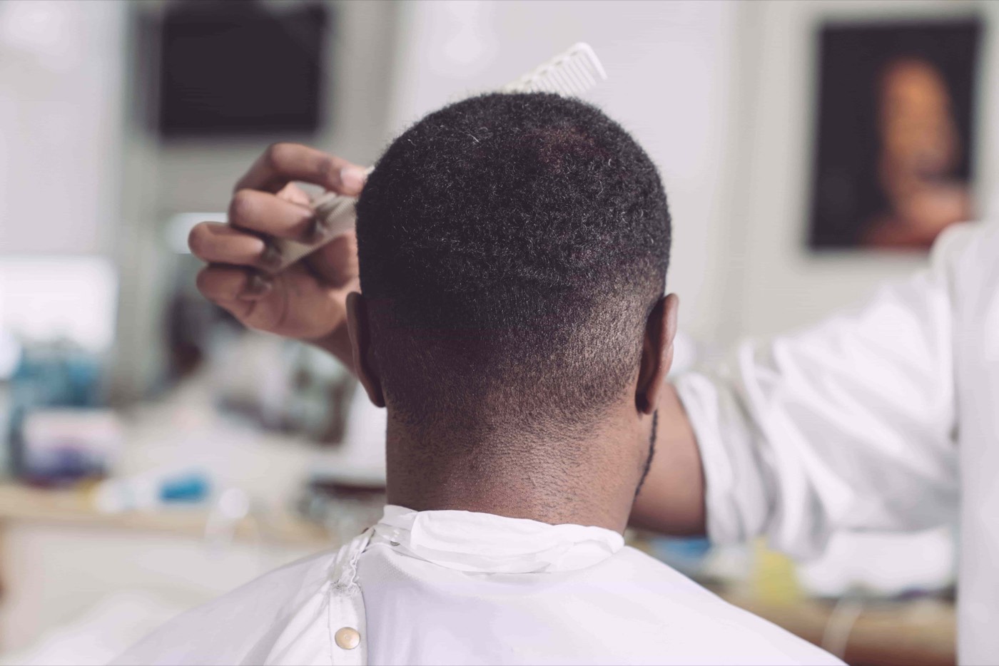 Haircut and styling
